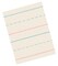 School Smart Red & Blue Storybook Paper, 5/8 Inch Ruled Long Way, 18 x 12 Inches, 250 Sheets